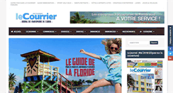 Desktop Screenshot of courrierdefloride.com